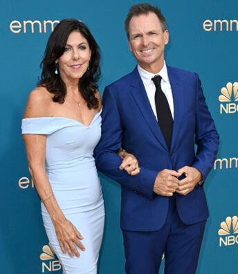 Louise Rodrigues and her husband, Phil Keoghan.